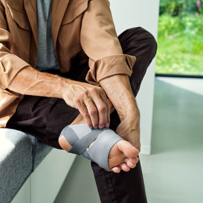 Push med Foot Brace FP